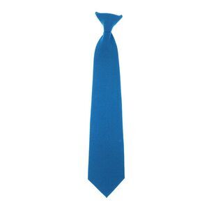 Yoko  Clip-On Unisex Classic Plain Formal Smart Tie (5 Colors) / Royal